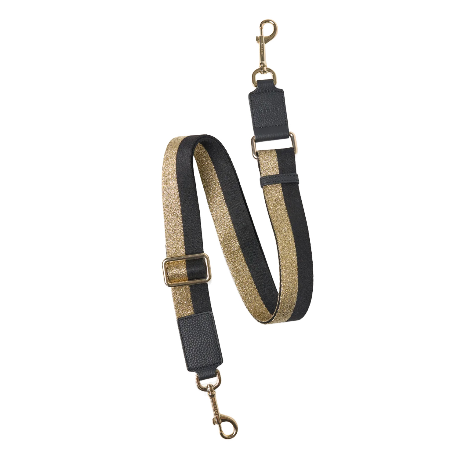SABEN Feature Strap Gold + Black Stripe